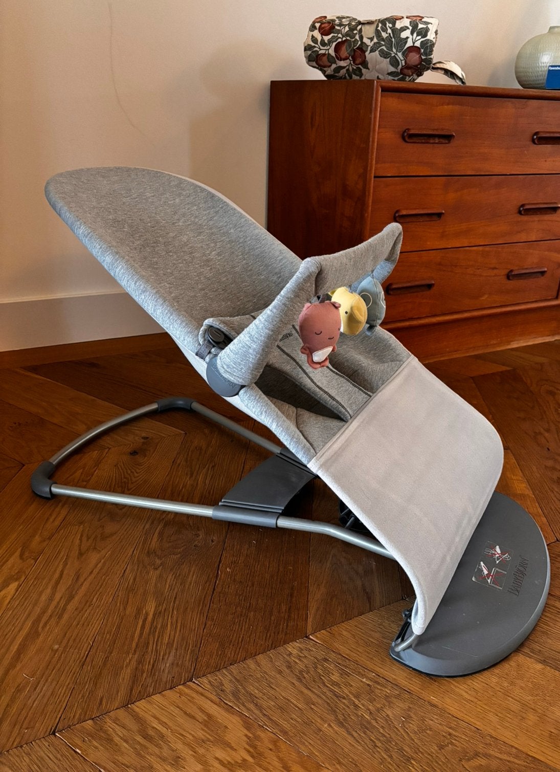 BabyBjörn Bouncer, Kinderen en Baby's, Wipstoeltjes, Zo goed als nieuw, Wipstoel, Overige merken, Met gordel(s) of riempje(s)