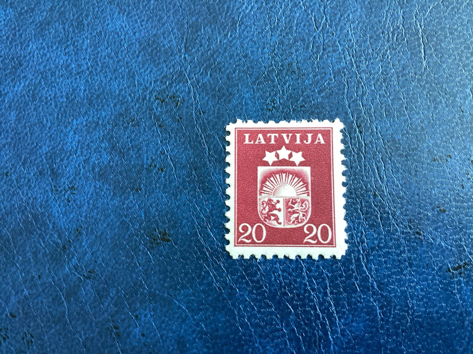 Letland 1940- Mi.287-Plakkerrest- 20 centimes - Latvija, Ophalen of Verzenden, Overige landen, Postfris