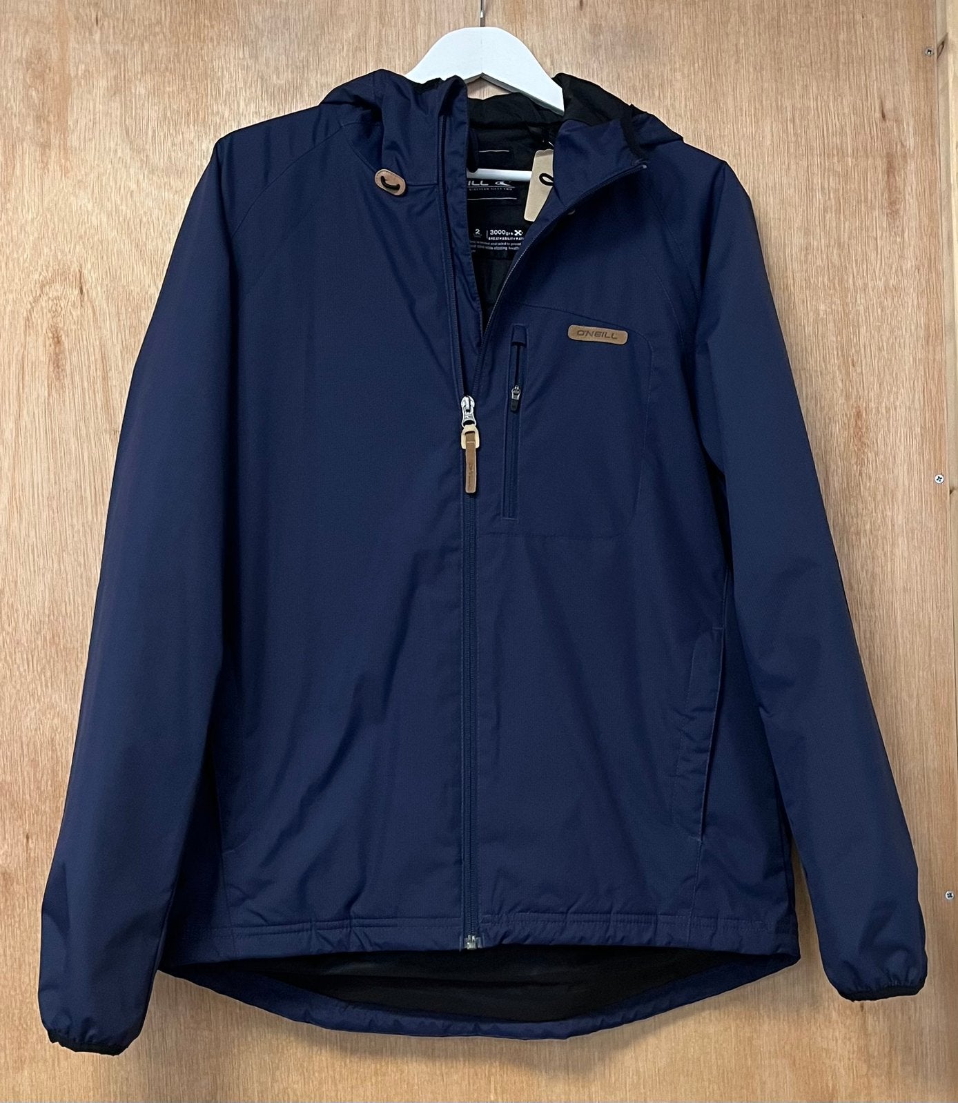 O’Neill waterproof winterjas marineblauw - Maat M, Kleding | Heren, Ophalen of Verzenden, Zo goed als nieuw, Maat 48/50 (M), Blauw