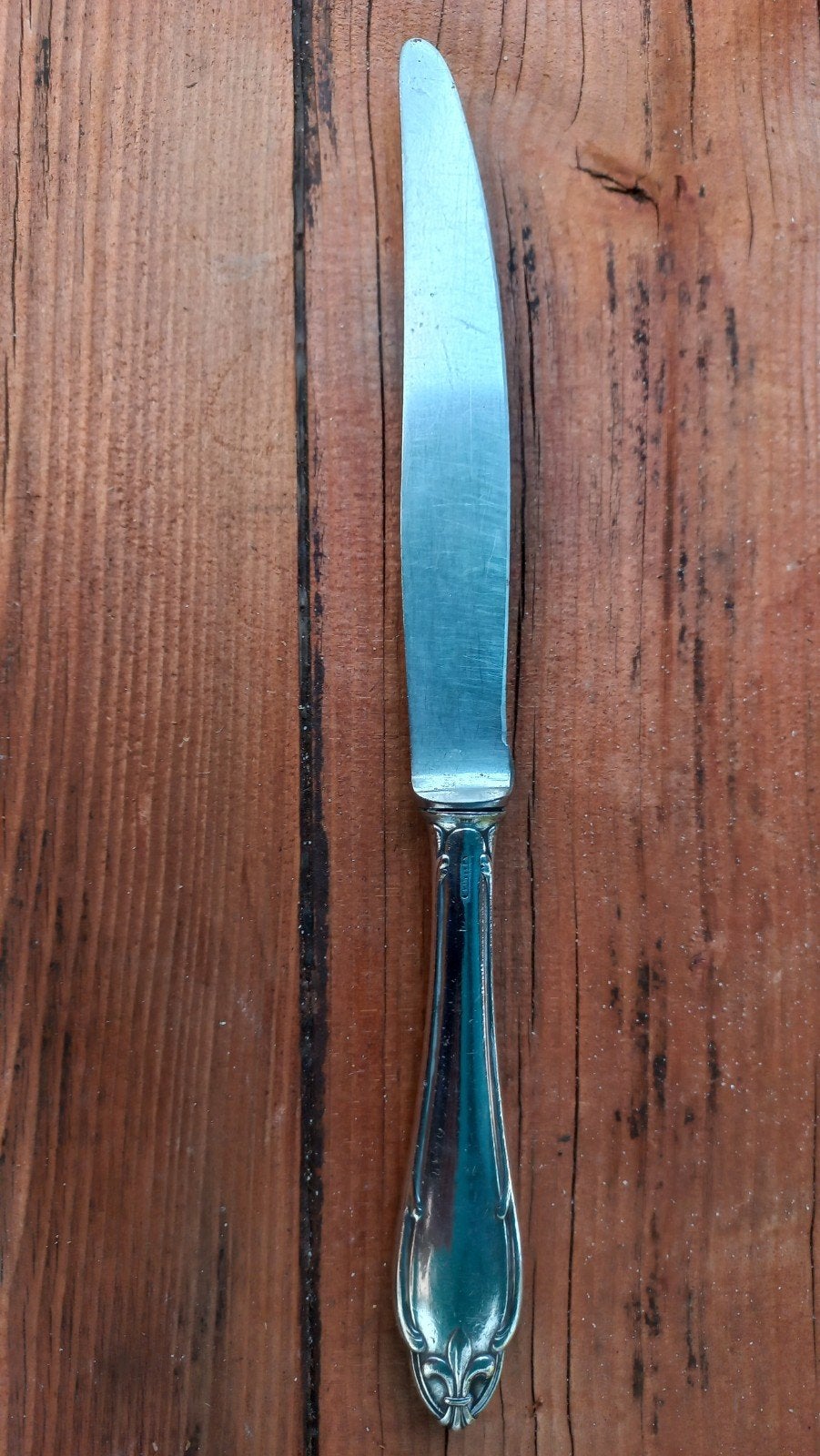 Wellner dinermes Frans lelie, Antiek en Kunst, Ophalen of Verzenden