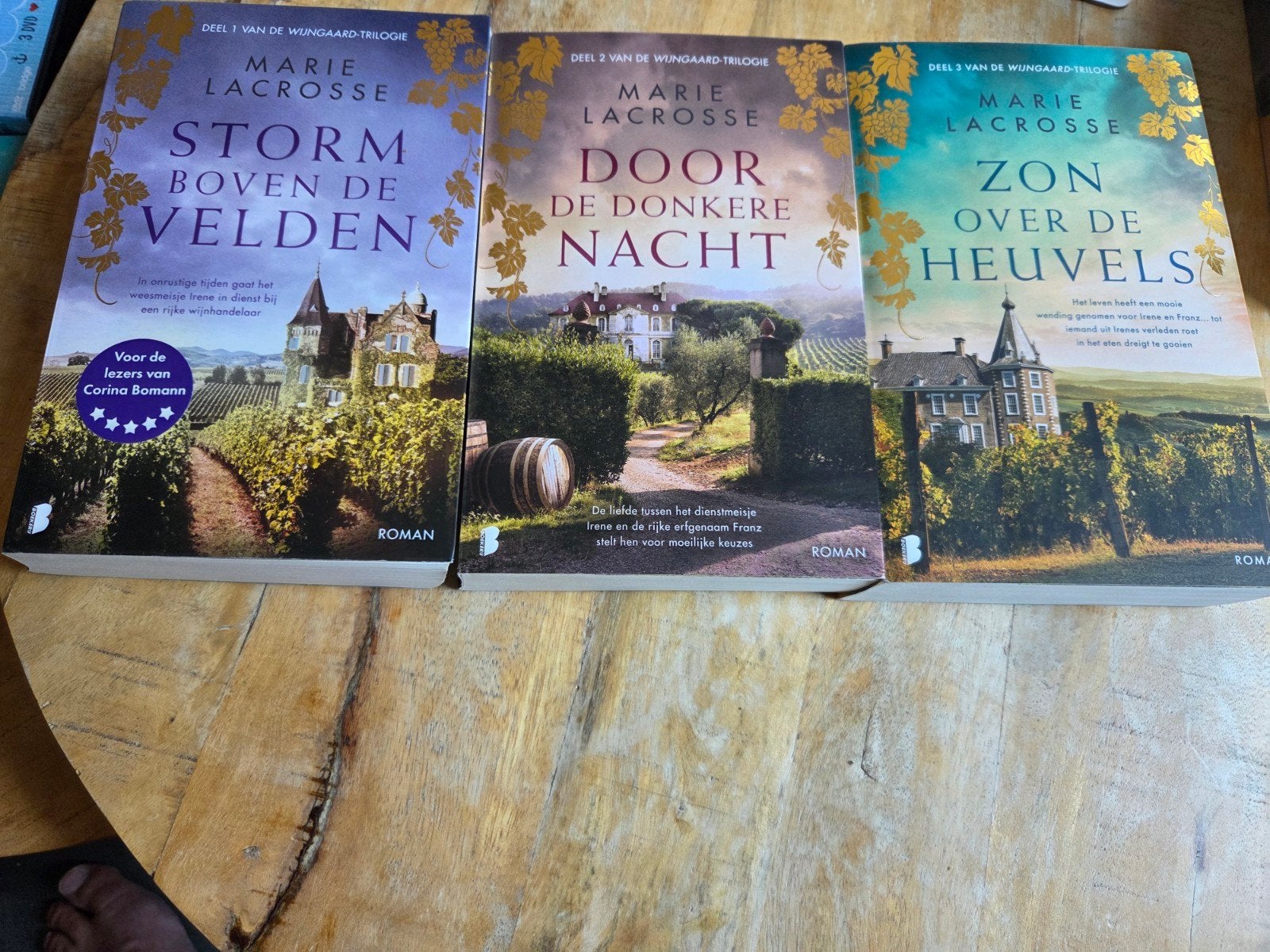 Marie Lacrosse - Wijngaard trilogie compleet 1 tm 3, Boeken, Romans, Ophalen of Verzenden, Zo goed als nieuw