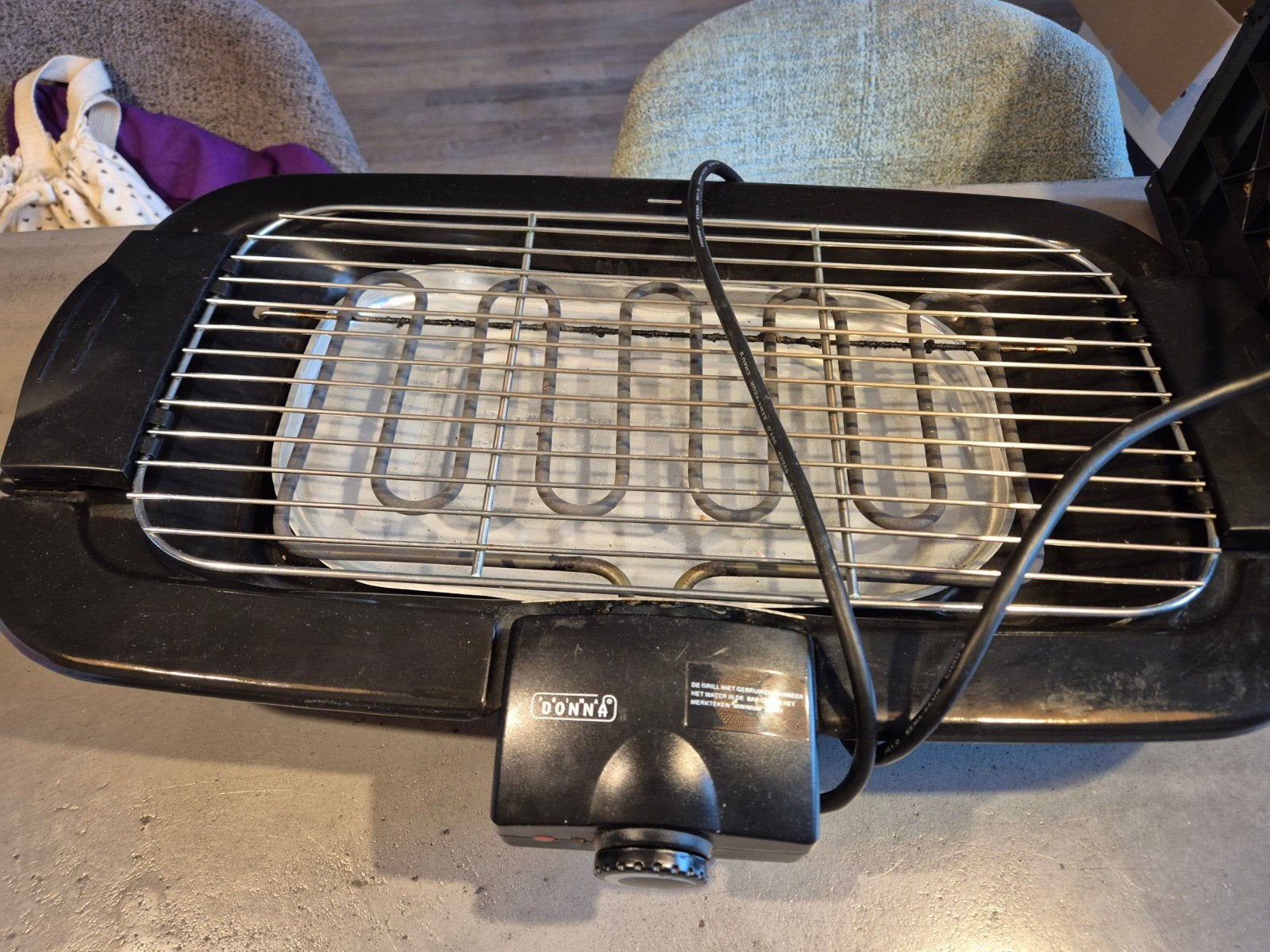 Elektrische BBQ Grill - Donna's, Ophalen of Verzenden, Gebruikt, Donna's