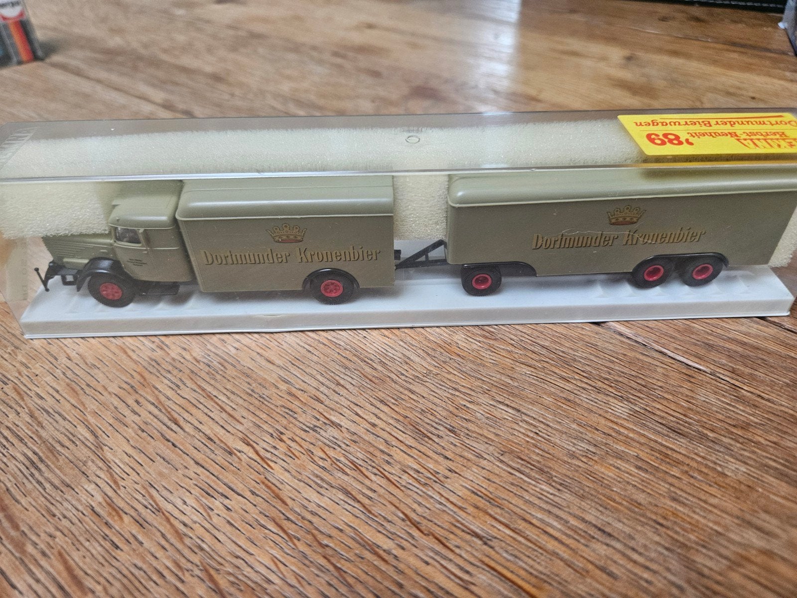 Brekina Dortmund Bierwagen Herbst-Neuheit '89, Ophalen of Verzenden, Zo goed als nieuw, Bus of Vrachtwagen