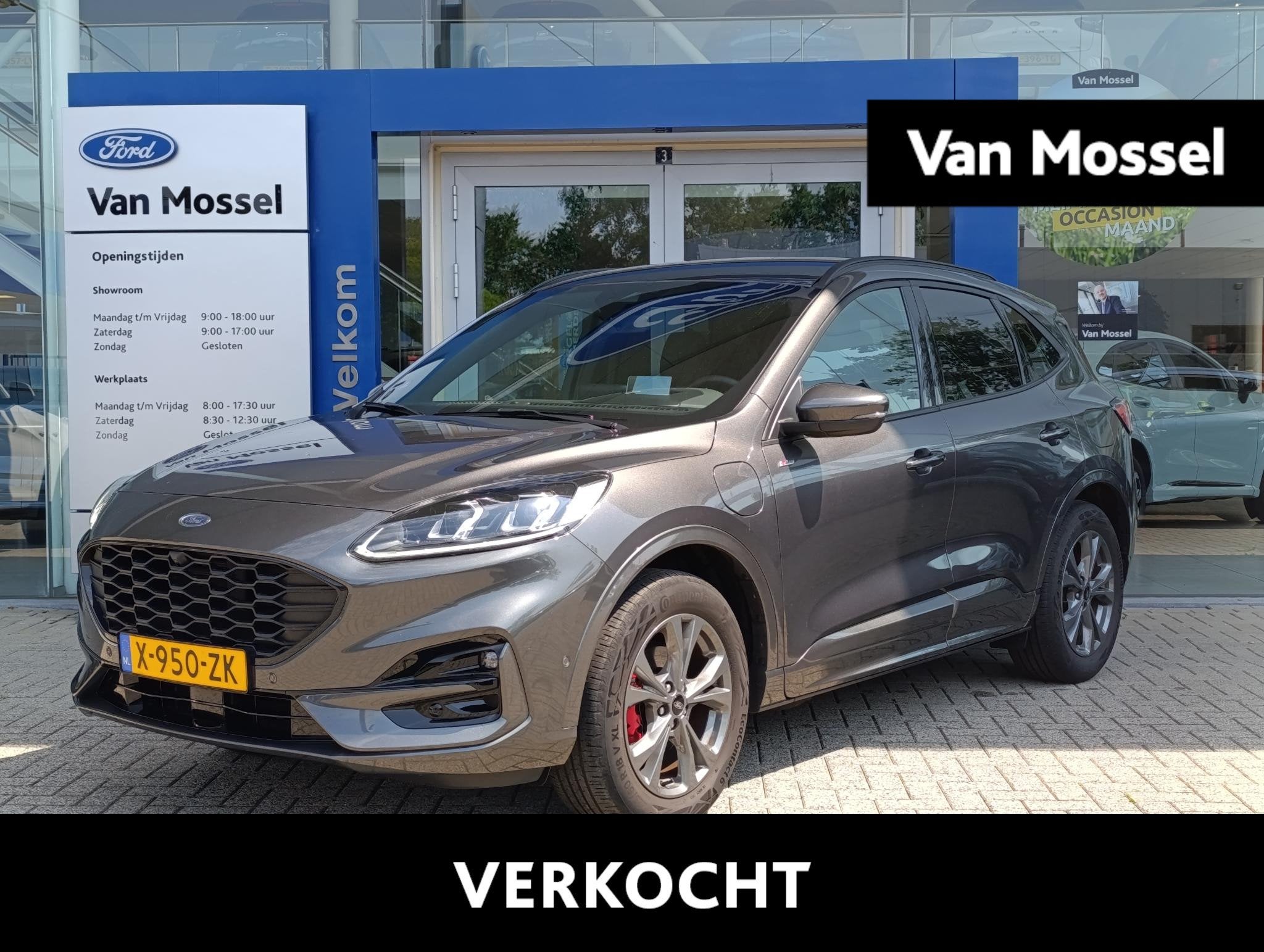 Ford Kuga 2.5 PHEV ST-Line X | AGR-Stoelen | Elek. Trekhaak, Auto's, Ford, Bedrijf, Te koop, Kuga, ABS, Achteruitrijcamera, Adaptieve lichten