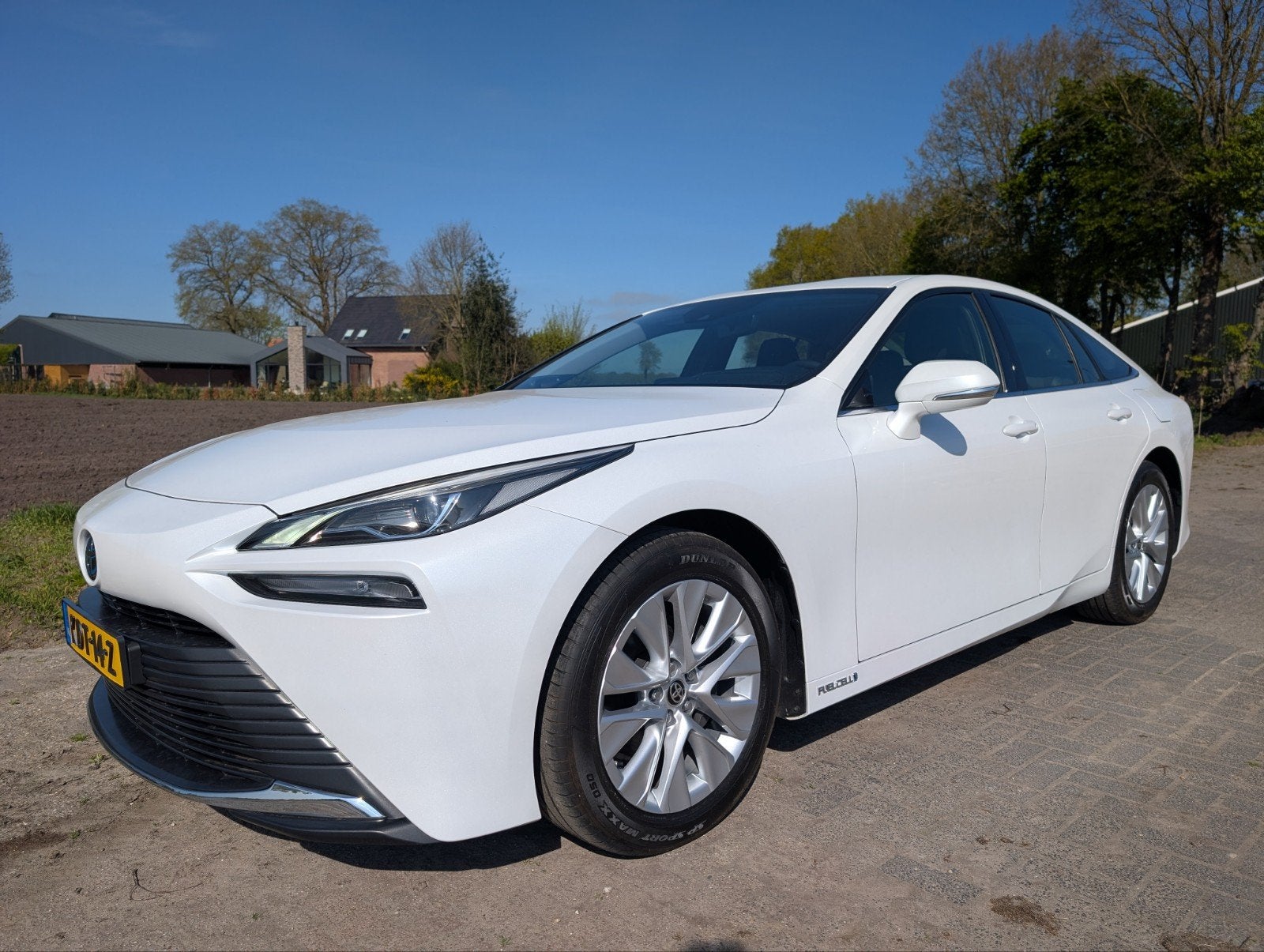 Toyota Mirai 2021 BTW auto met fabrieksgarantie  3400 km, Auto's, Automaat, Achterwielaandrijving, Mirai, Waterstof