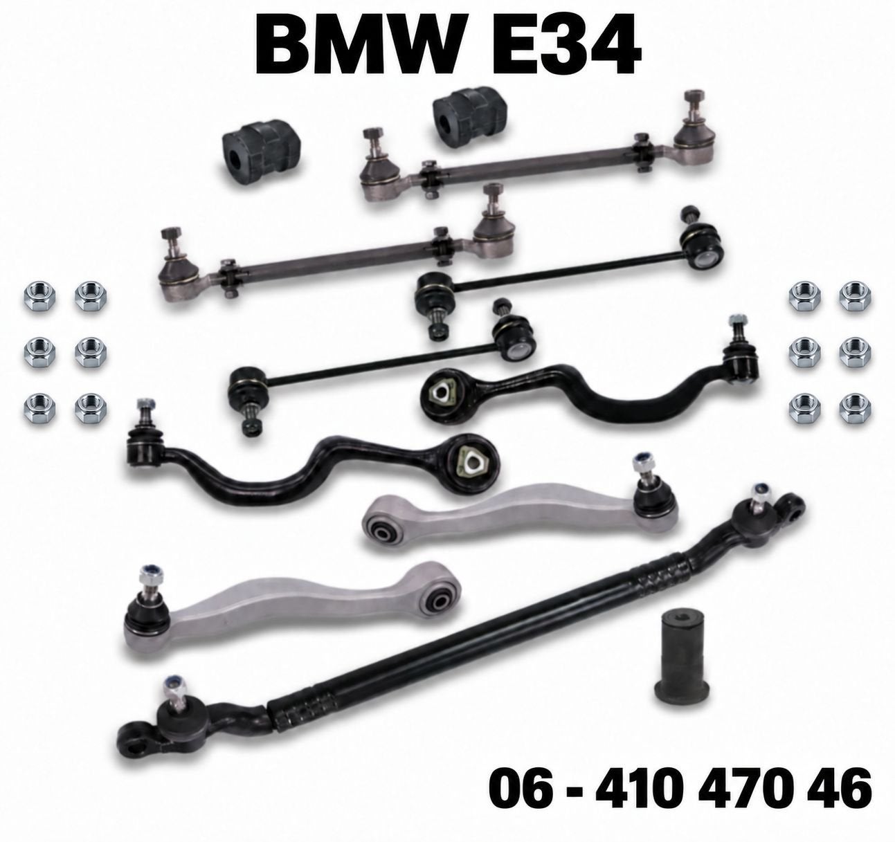 BMW E34 draagarm BMW E34 spoorstang BMW E34 stabilisatorstan, -, -, Nieuw, Ophalen of Verzenden