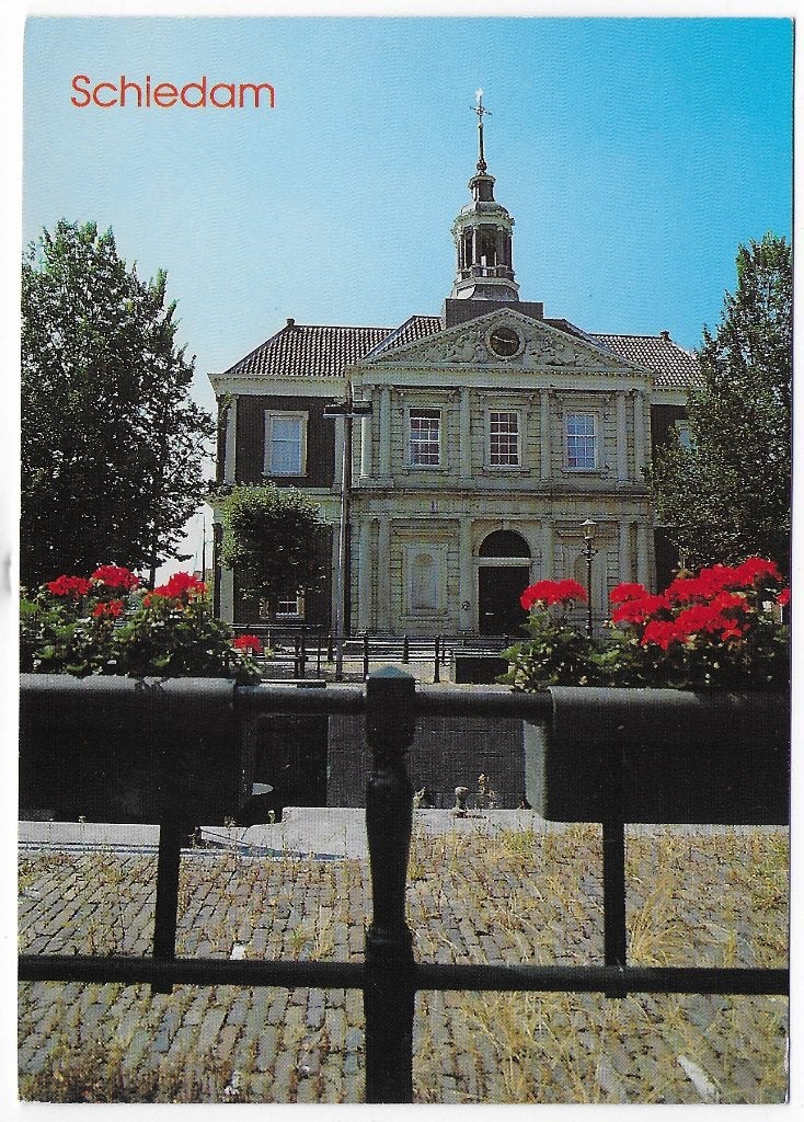 Schiedam Korenbeurs Gelopen Ansichtkaart (B5774), Ophalen of Verzenden, 1980 tot heden, Gelopen, Zuid-Holland