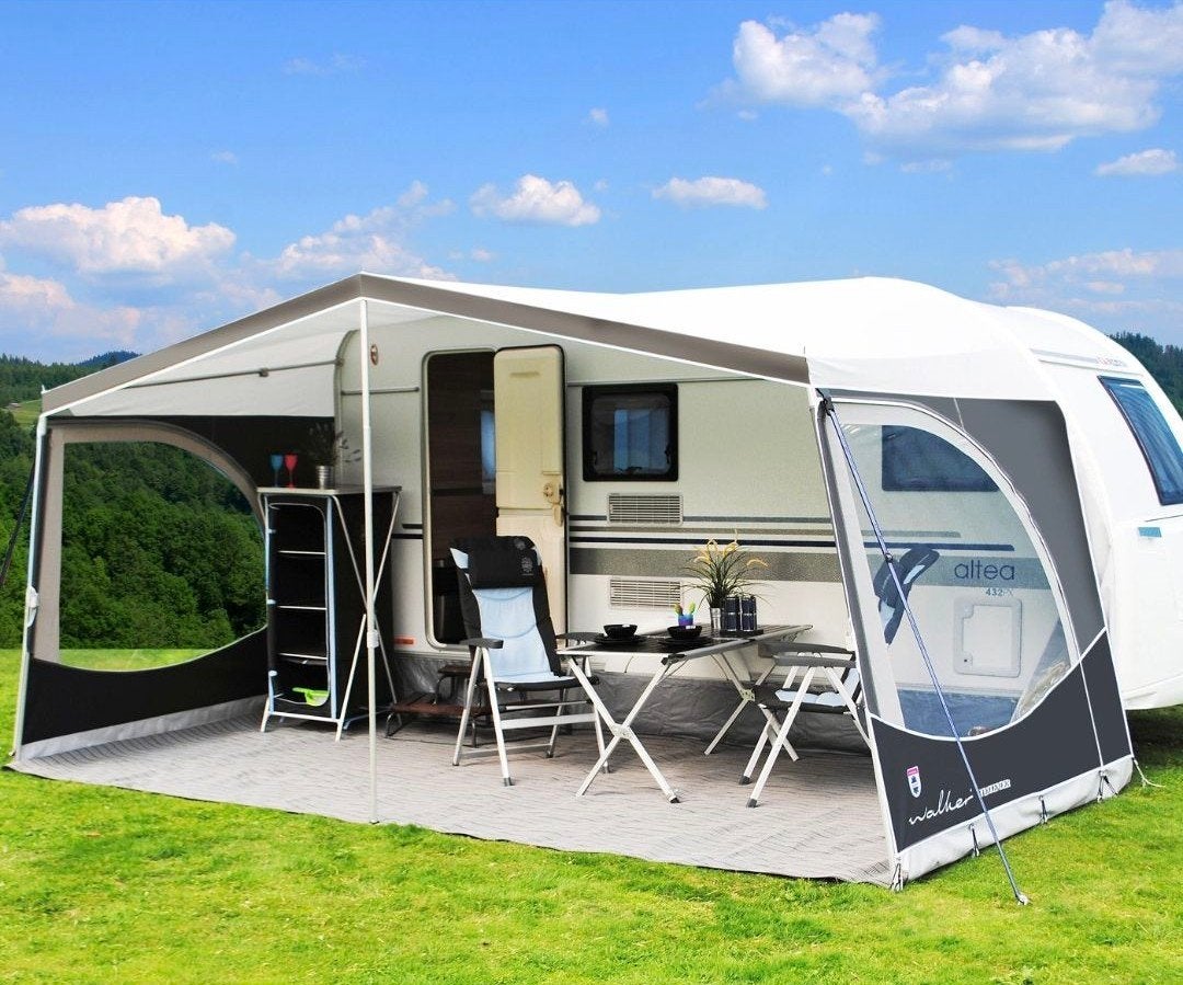 walker weekender 240 luifel omloopmaat 930-960, Ophalen of Verzenden, Zo goed als nieuw, Ten Cate All Season 240g/m2, Walker Campingstyle