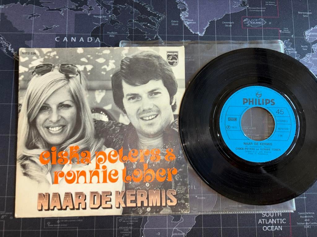 Ciska peters&Ronnie Tober - naar De Kermis, Ophalen of Verzenden, Gebruikt, Overige formaten, Levenslied of Smartlap