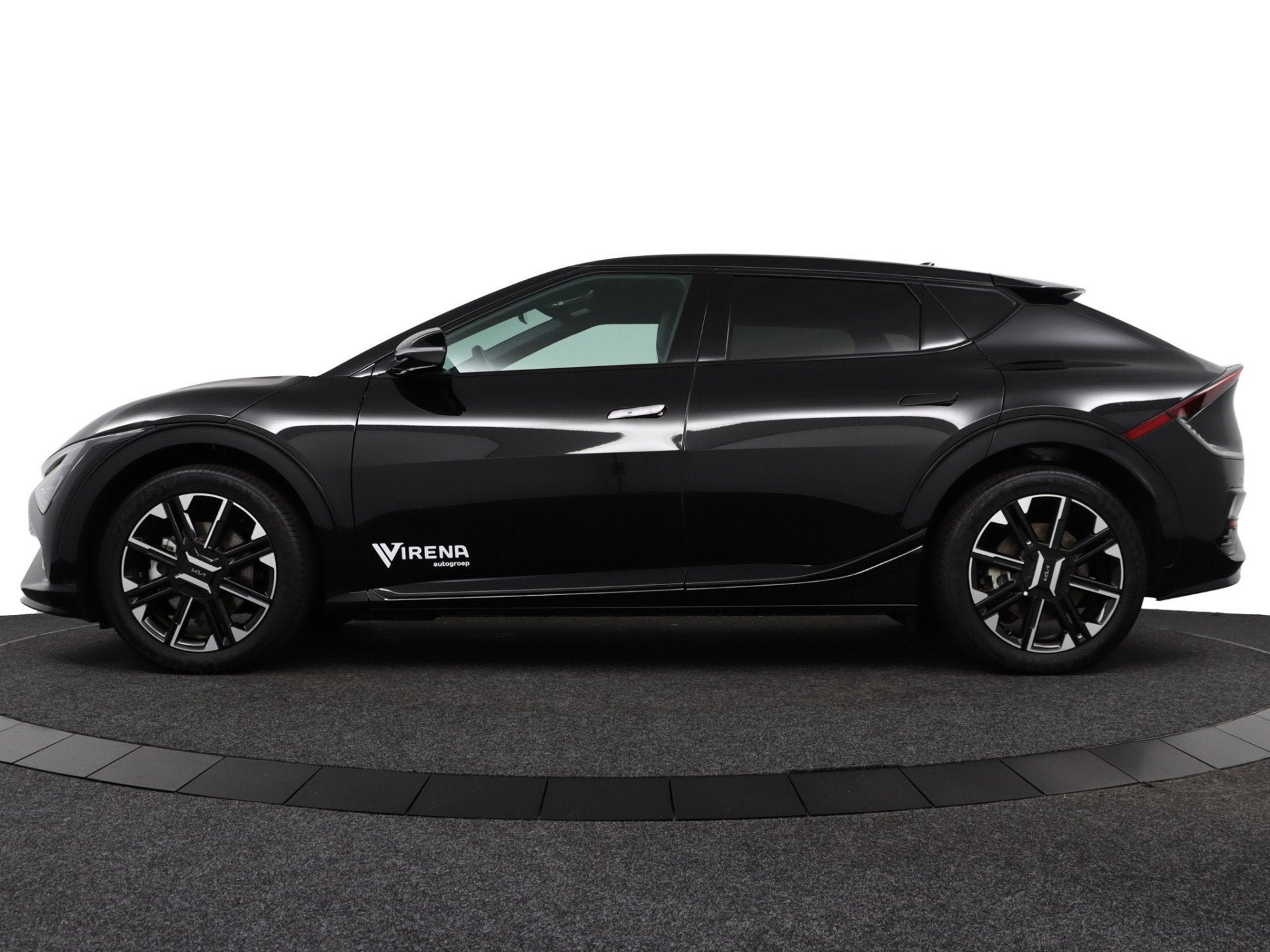 Kia Ev6 GT-Line Business Edition 84 kWh LED Matrix - Stoel-/, Auto's, Kia, Automaat, Achterwielaandrijving, 1800 kg, Zwart