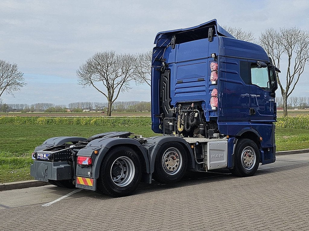 M.A.N. 26.470 TGX gm 6x2/2 adr ex/iii, Automaat, Euro 6, Blauw, MAN