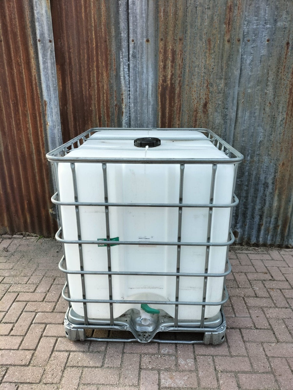 IBC, 1000 liter vat, regenton, waterton, Tuin en Terras, Regentonnen, Ophalen, Overige materialen, Met kraantje, 150 liter of meer