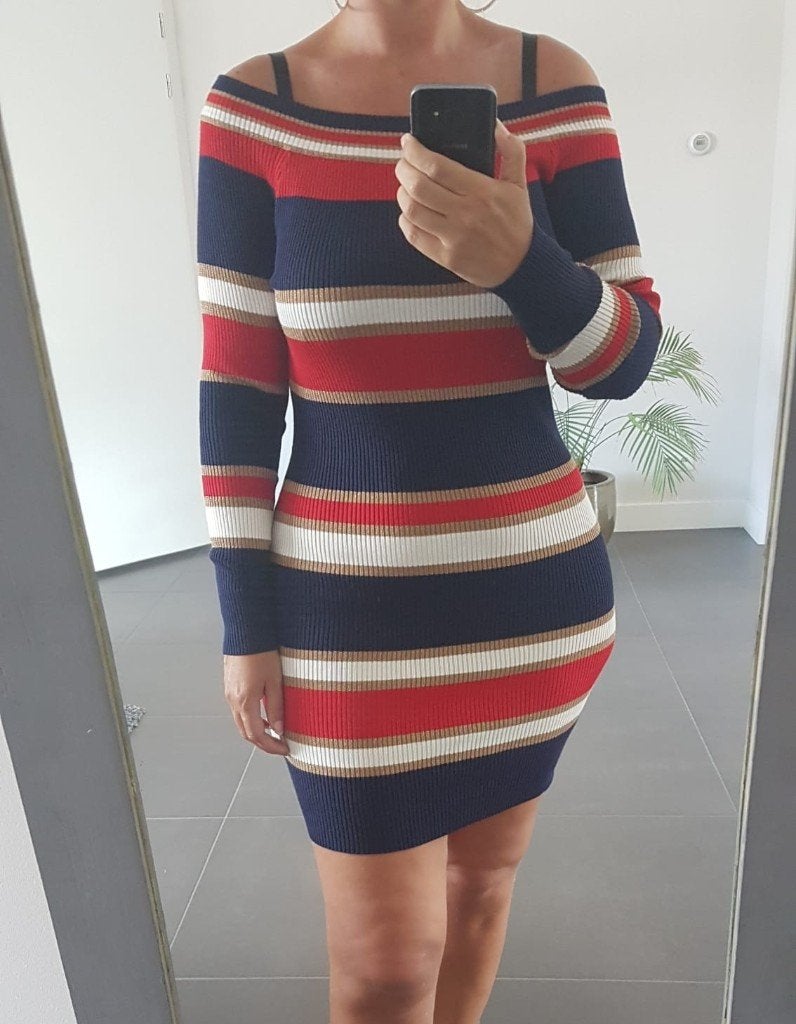 Lola Liza Jurk Aangehecht Kaartje One Size, Kleding | Dames, Maat 38/40 (M), Nieuw, Onder de knie, Lola Liza
