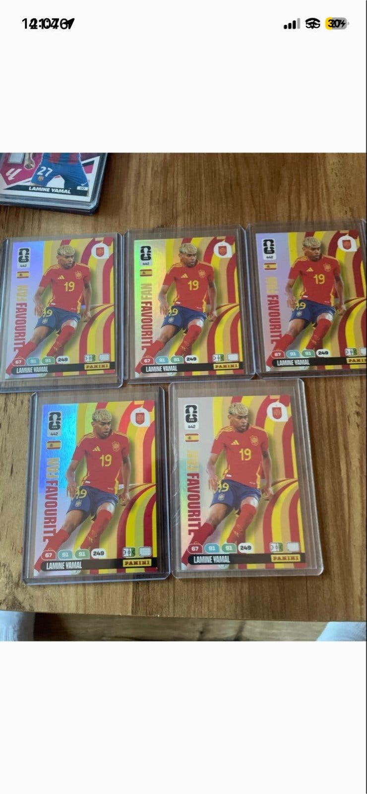 Lamine Yamal Panini Adrenalyn XL Voetbal Kaarten, Verzamelen, Sportartikelen en Voetbal, Ophalen of Verzenden, Zo goed als nieuw