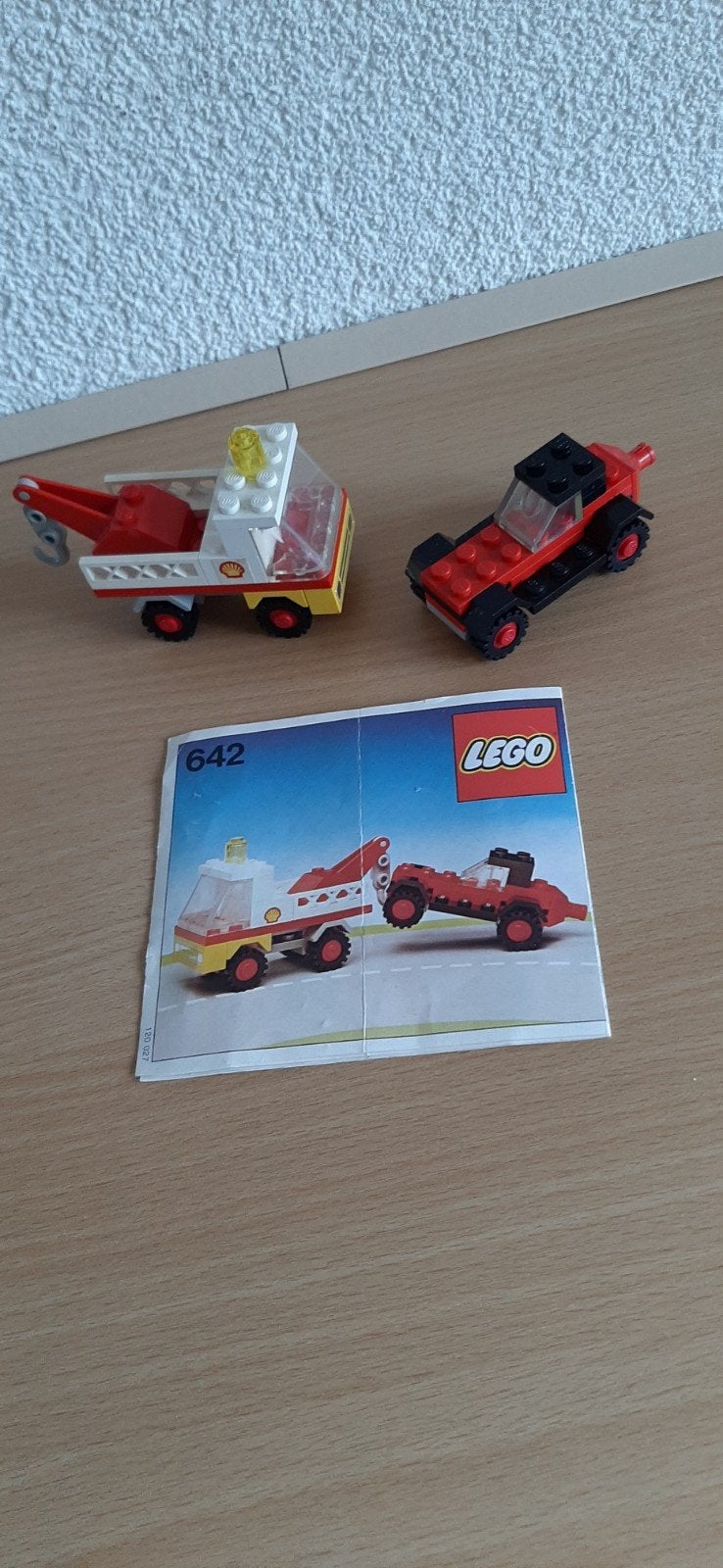 Lego 642 Tow Truck and Car vintage 1978, Ophalen of Verzenden, Gebruikt