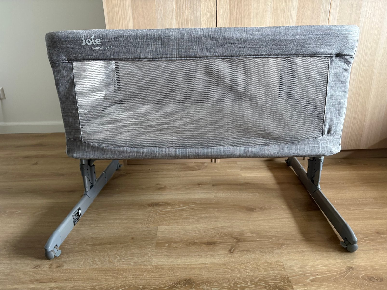 Co sleeper Joie grijs roomie glide, Ophalen, Gebruikt, Wieg