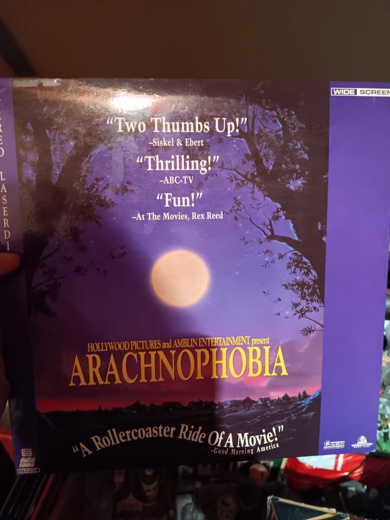 Laserdisc arachnophobia nieuwstaat horror, Eén persoon