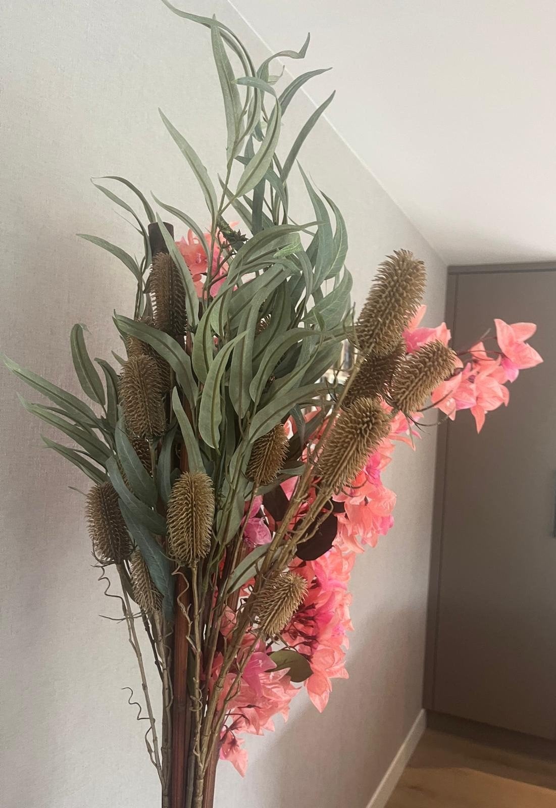 Zijde bos nepbloemen, Ophalen, Binnen, Kunstbloem, Zo goed als nieuw