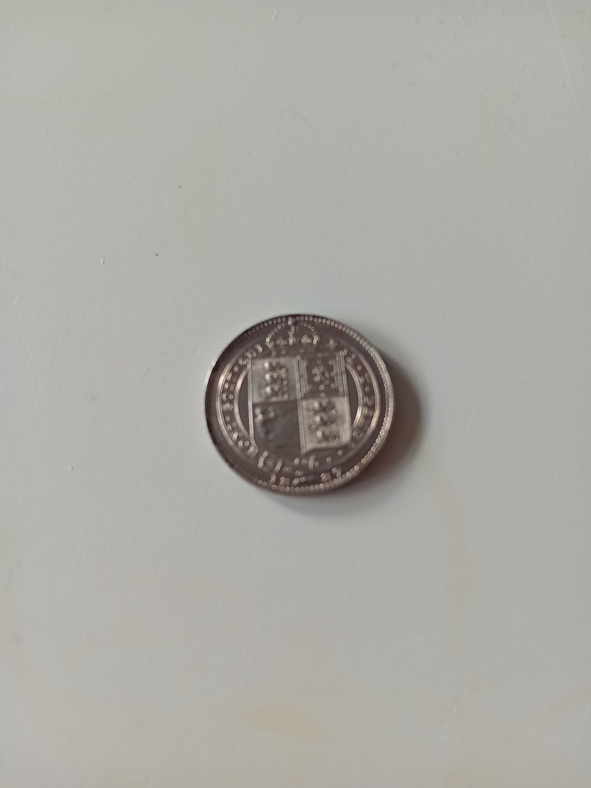 Britse Zilveren 1 shilling munt 1887, Ophalen of Verzenden, Overige landen, Losse munt, Zilver