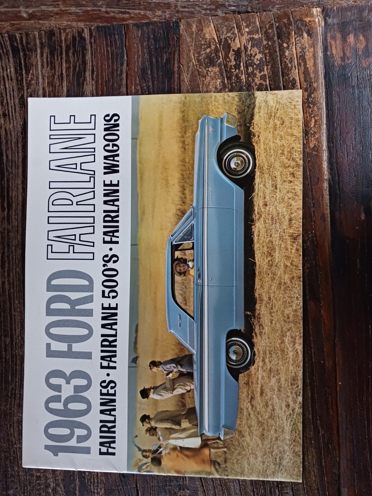 Ford Fairlane folder 1963, Ophalen of Verzenden, Gelezen, Ford