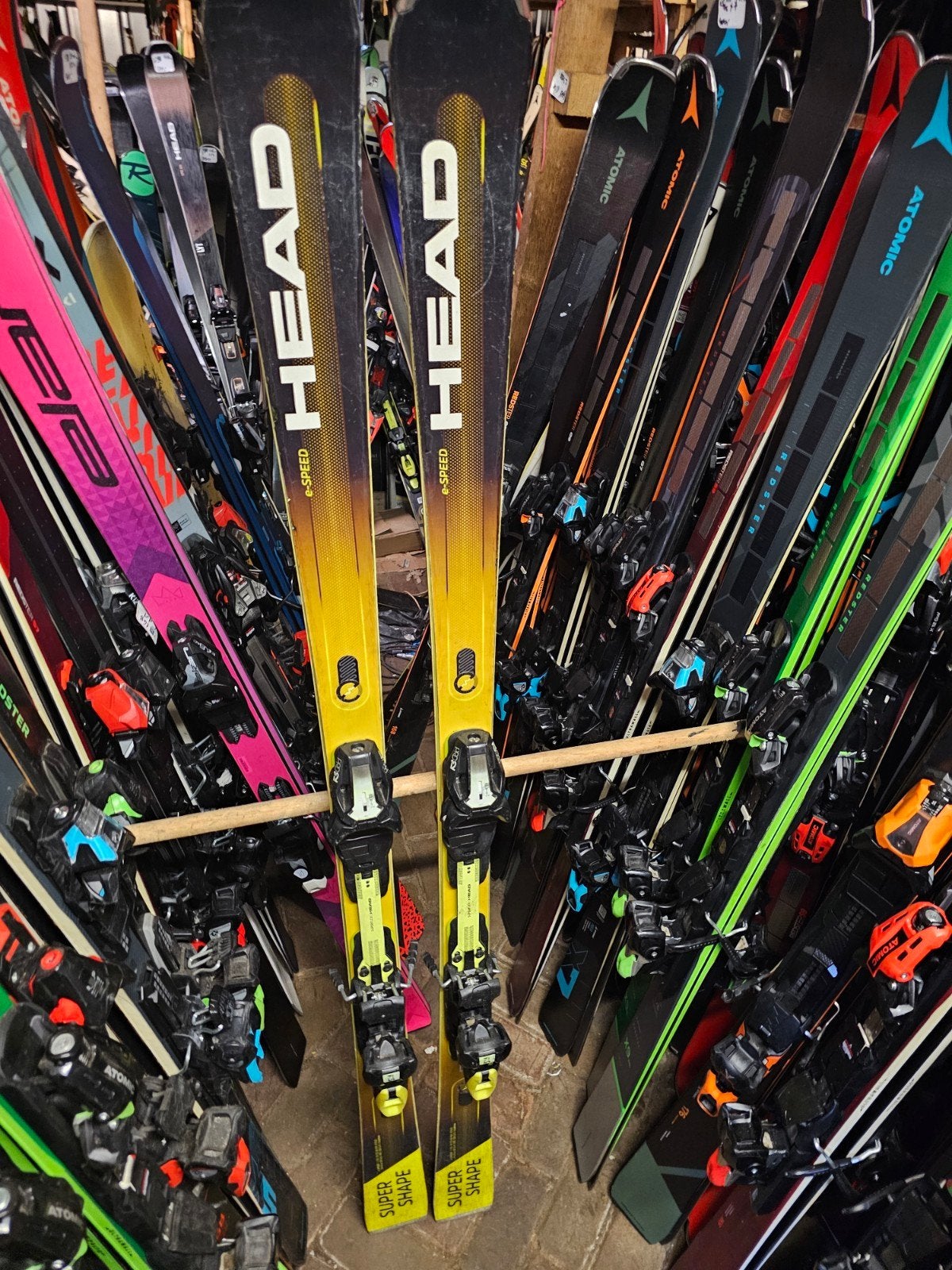 170cm HEAD E -SPEED SUPERSHAPE 1000€ SW  VOOR GEVORDERD, Sport en Fitness, Skiën en Langlaufen, 160 tot 180 cm, Gebruikt, Head