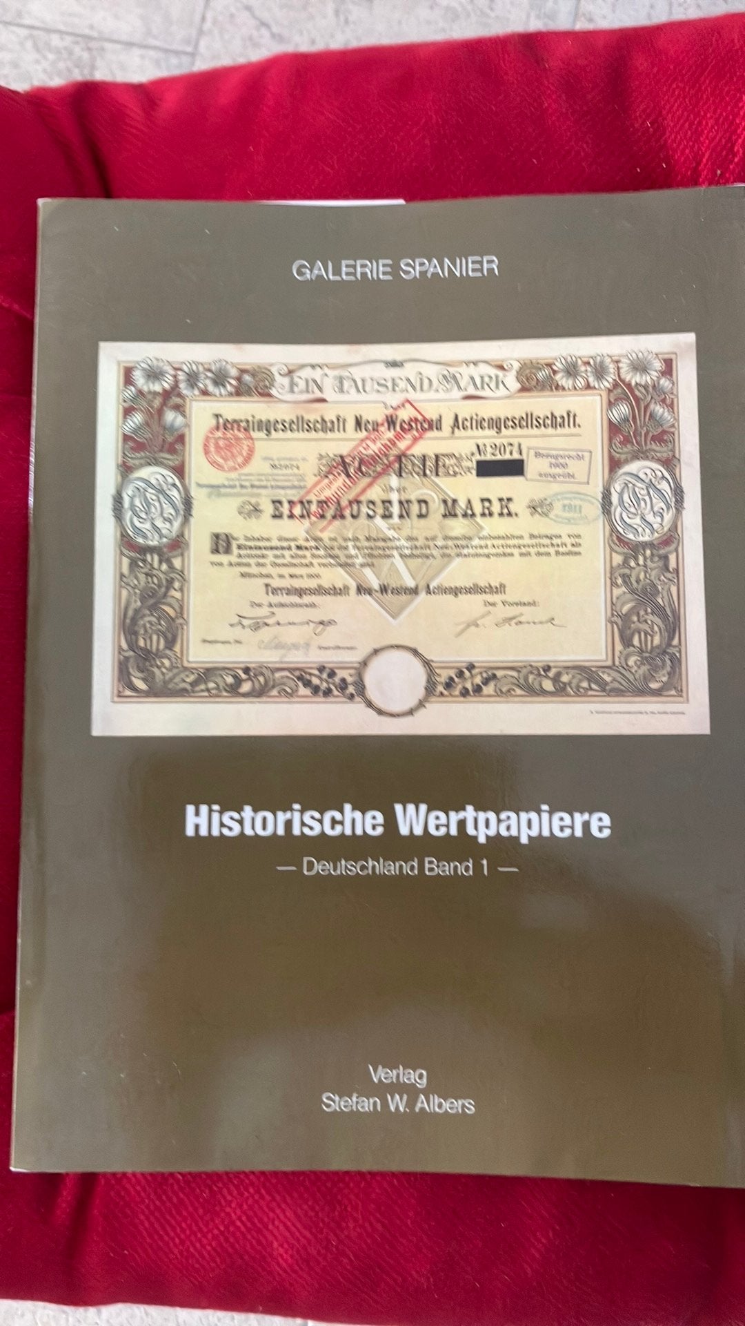 Historische Wertpapiere  -Deutschland Band 1-, Boeken, Partijen en Verzamelingen, Ophalen of Verzenden, Kunst en Cultuur