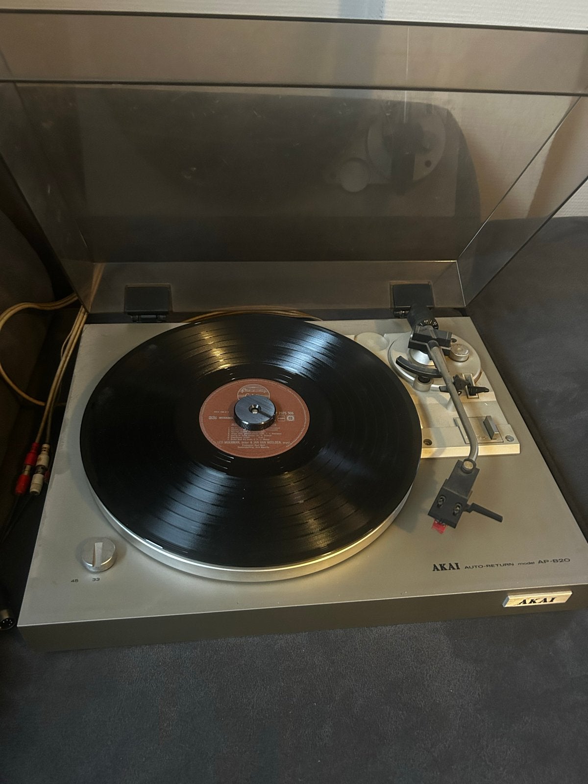 Akai AP-B20 Platenspeler, Gebruikt, Automatisch, Ophalen of Verzenden, Platenspeler