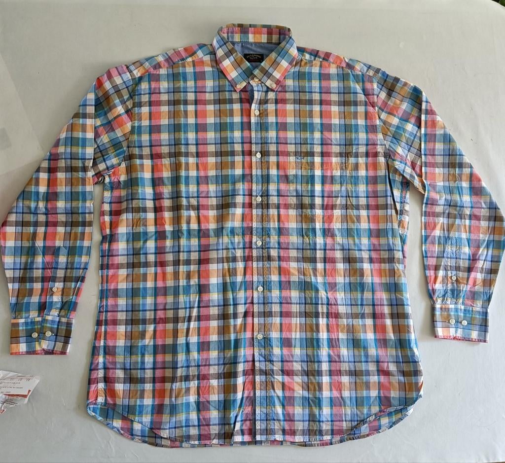 Paul & Shark overhemd, boordmaat 45 / xxl, Blauw, Ophalen of Verzenden, Zo goed als nieuw, Overige halswijdtes