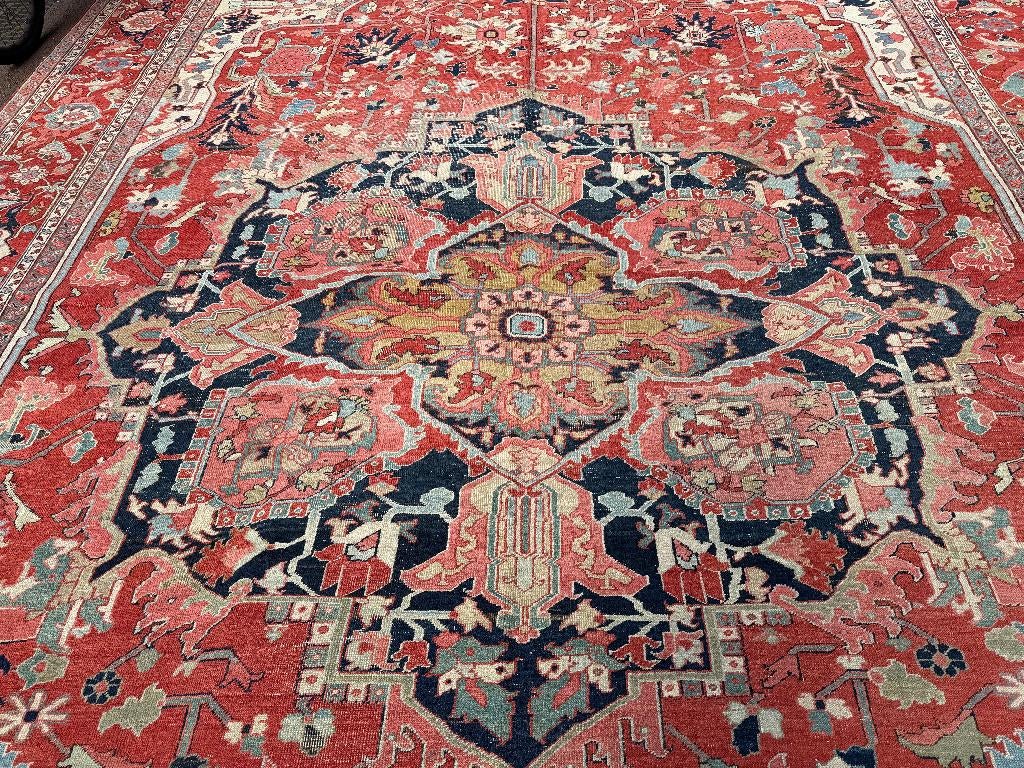 Zeer mooi Heriz Perzisch tapijt – 575 x 360 cm - Carpet- Rug, Overige kleuren, Wol, 200 cm of meer, Ophalen of Verzenden
