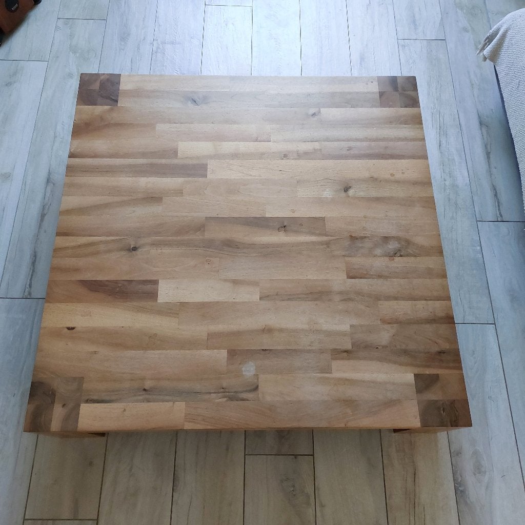 Pilat & Pilat salontafel, Eikenhout, Ophalen of Verzenden, Zo goed als nieuw, 100 tot 150 cm