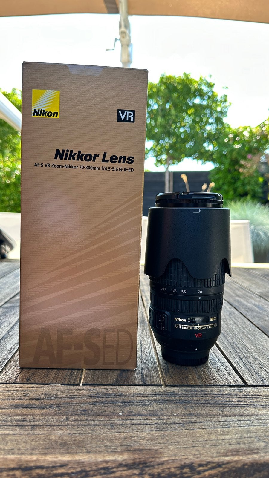 Nikkor VR 70-300, Ophalen of Verzenden, Zo goed als nieuw, Telelens