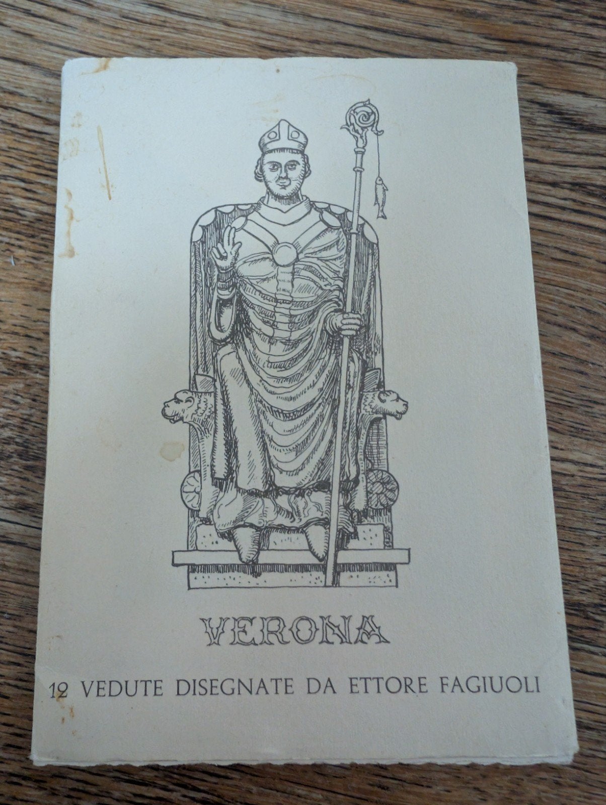 Ansichtkaarten - 12 Vedute Disegnate da Ettore Fagiuo, Ophalen of Verzenden, 1920 tot 1940, Ongelopen, Limburg
