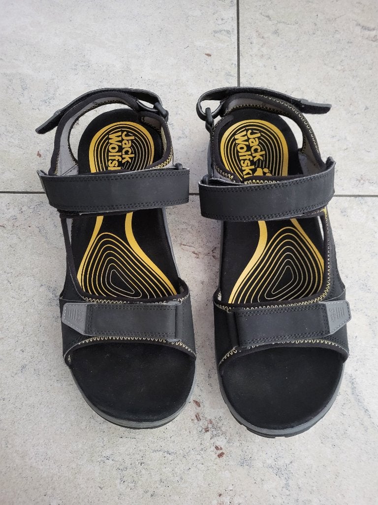NIEUW! Jack Wolfskin heren sandalen maat 45.5, Sandalen, Zwart, Nieuw, Ophalen of Verzenden