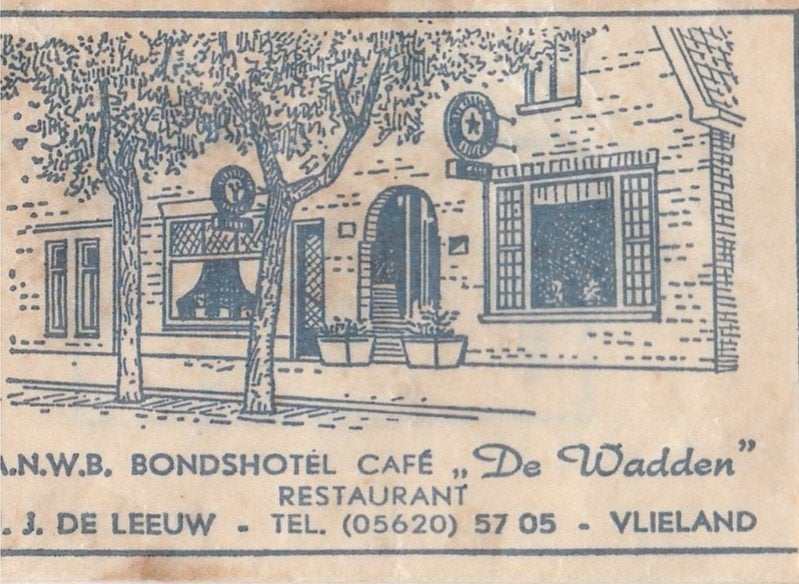 ANWB Bondshotel De Wadden Vlieland - J de Leeuw, Ophalen of Verzenden