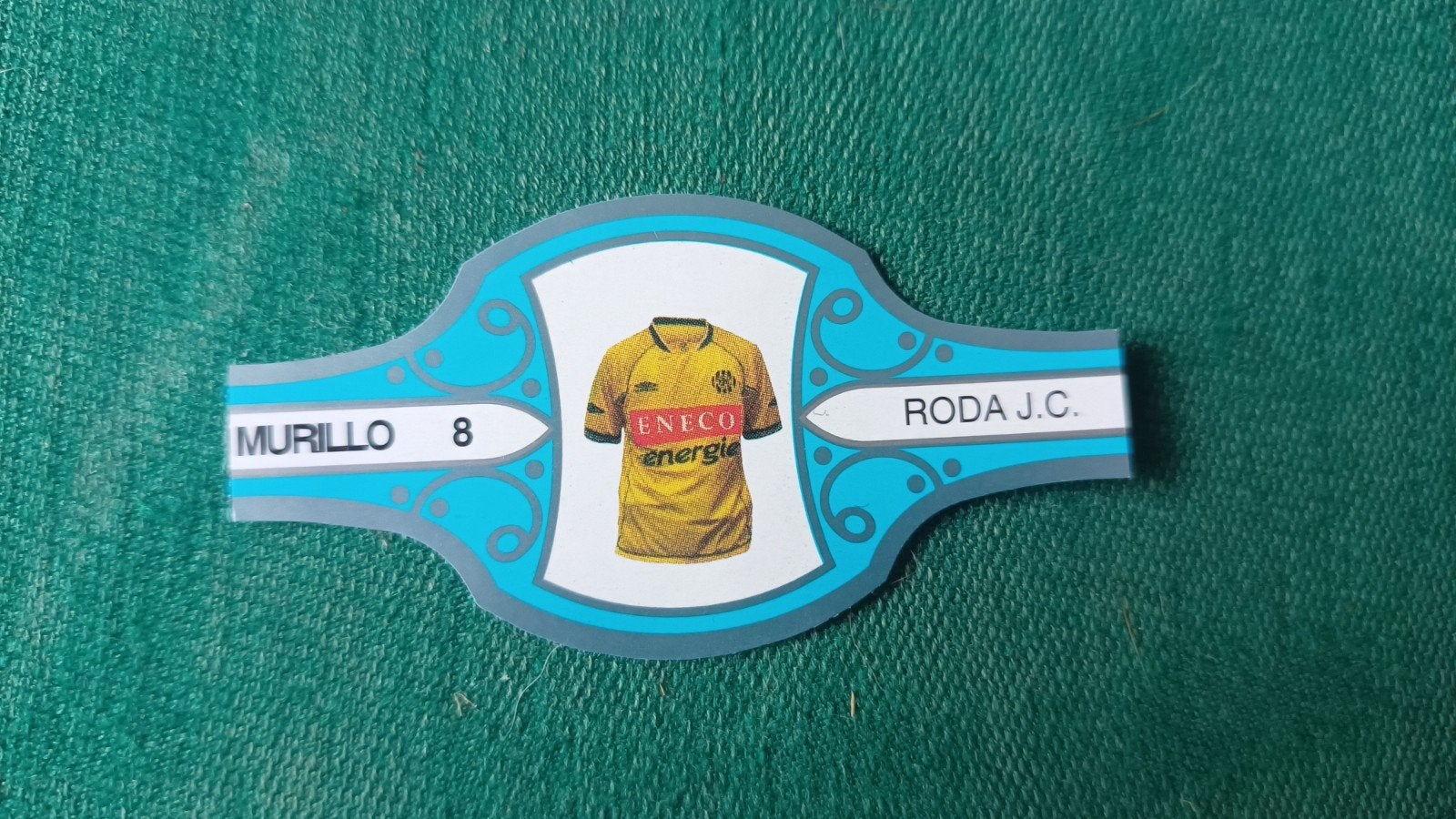 Roda JC sigarenbandje, Ophalen of Verzenden, Zo goed als nieuw, Roda JC, Poster, Plaatje of Sticker