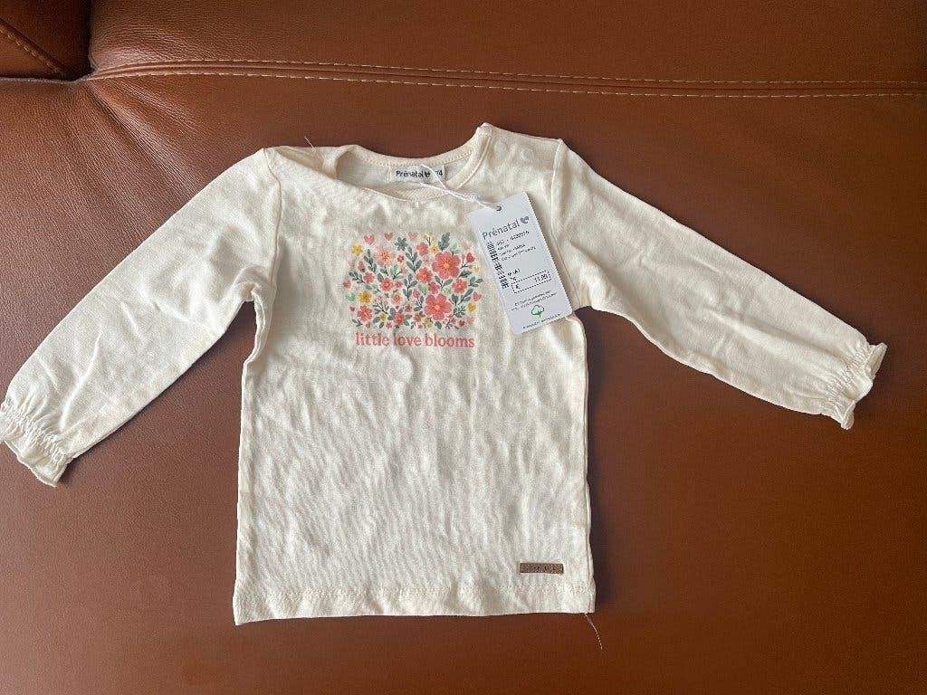 Nieuw Prenatal babytruitje met bloemetjes maat 74, Meisje, Nieuw, Ophalen of Verzenden, Prenatal