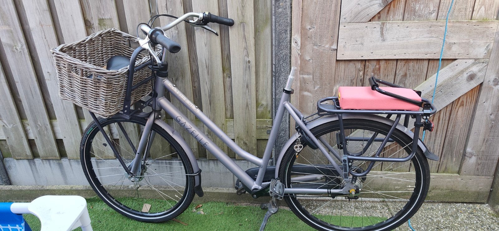 Damesfiets gazelle, Ophalen, Gebruikt, Versnellingen, 56 cm of meer
