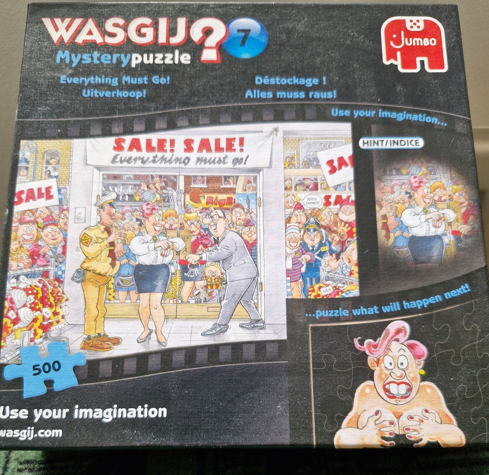 Wasgij Mystery 7 legpuzzel - Compleet en rookvrij, Ophalen of Verzenden, Zo goed als nieuw