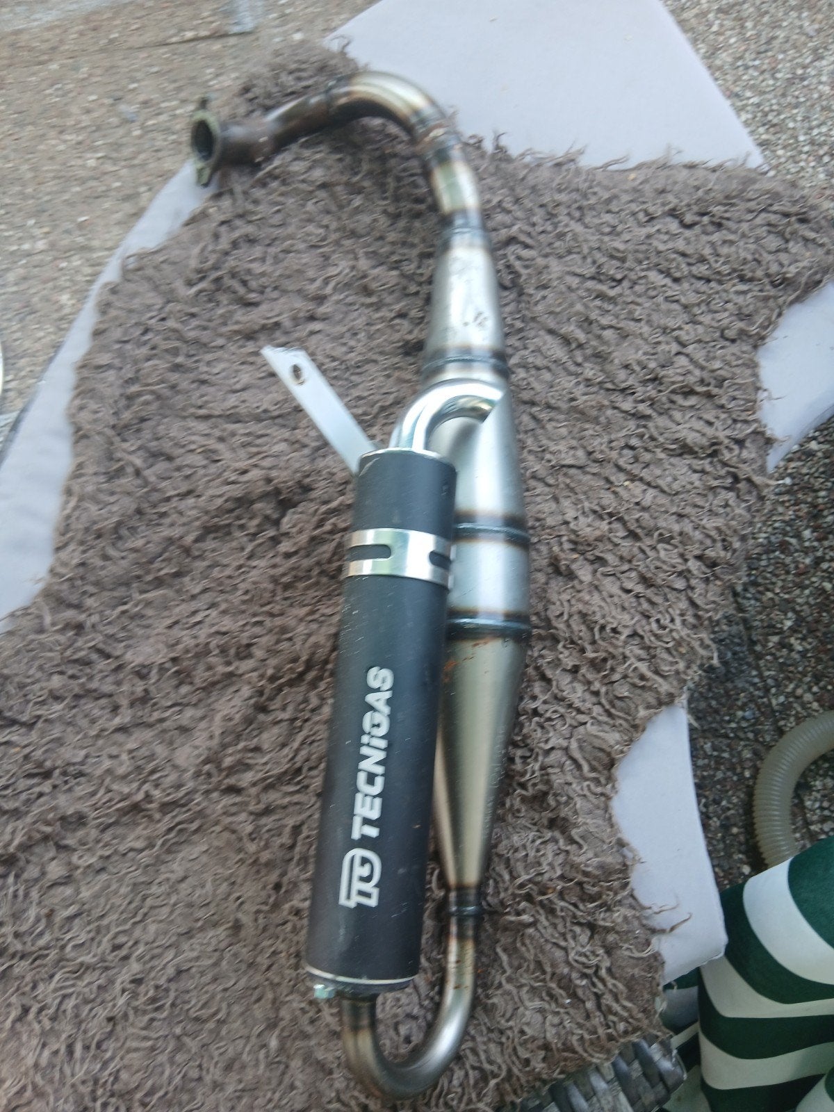 Tecnigas uitlaat voor scooter/brommer, Ophalen, Gebruikt, Uitlaat, Tecnigas