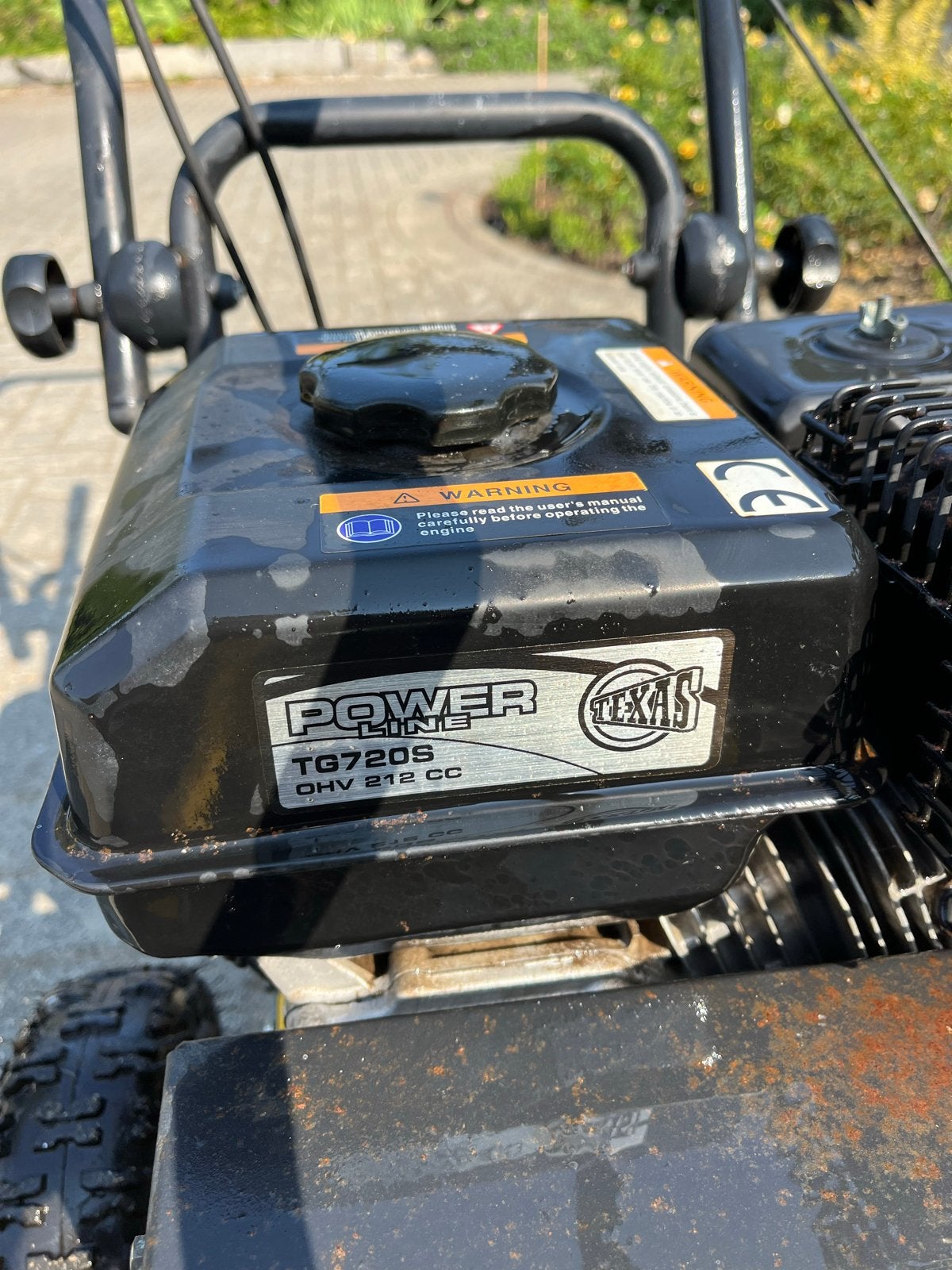 Texas Power Line TG720S Veegmachine - Zo goed als nieuw, Ophalen, Zo goed als nieuw