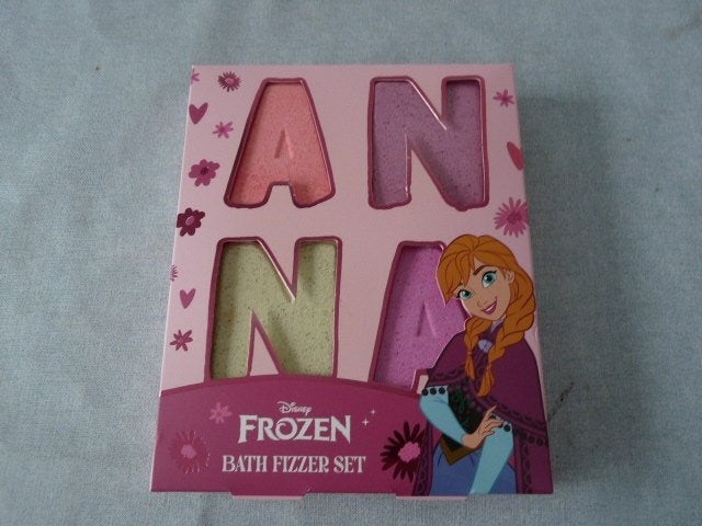 Disney Frozen Roze Anna Giftset – 4-delig Bath Fizzer, Nieuw, Ophalen of Verzenden, Nieuw