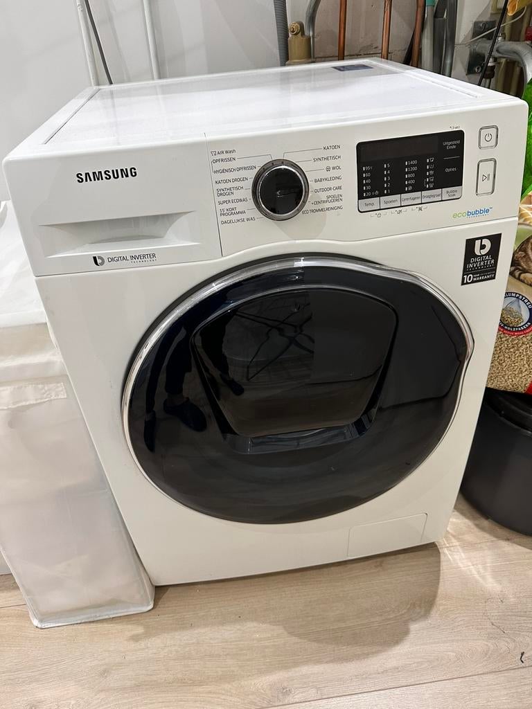 Samsung Was- en Droogcombinatie 8kg, 6 tot 8 kg, Ophalen, Zo goed als nieuw, 85 tot 90 cm