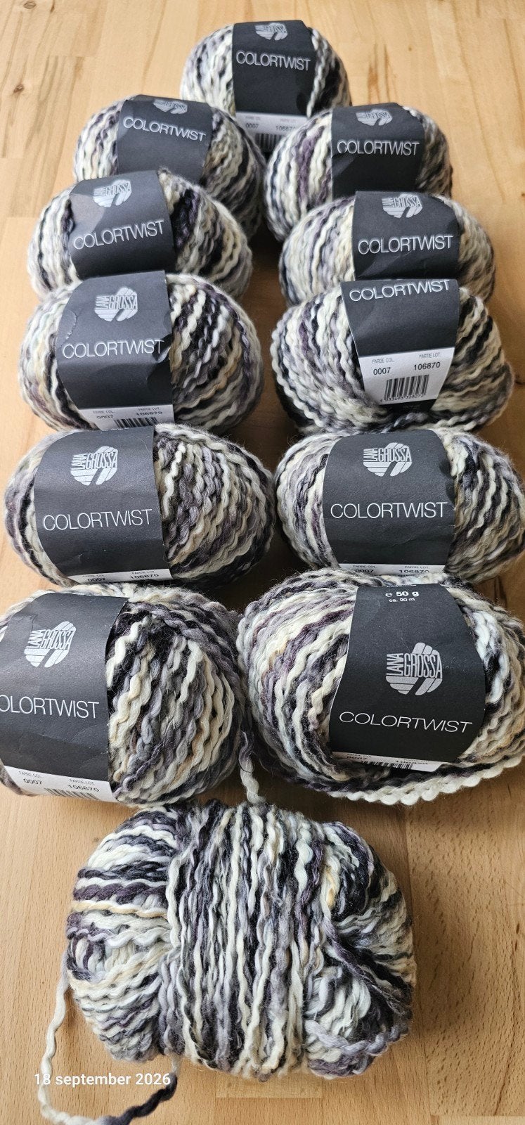 Lana Grossa Colortwist Wol - Kleurrijk Brei- en Haakgaren, Ophalen of Verzenden, Nieuw, Breien of Haken, Wol of Garen