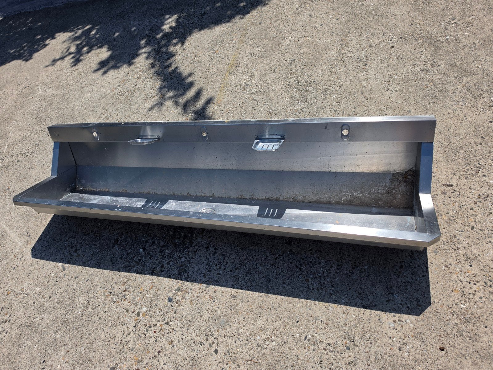 Aluminium wasgoot 180 breed, Ophalen, Aluminium