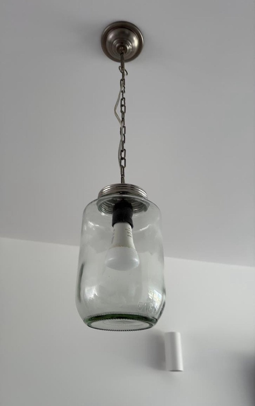 Hanglamp glaze pot, Sieraden, Tassen en Uiterlijk, Piercings, Ophalen, Zo goed als nieuw, Staal, Oor- of Traguspiercing