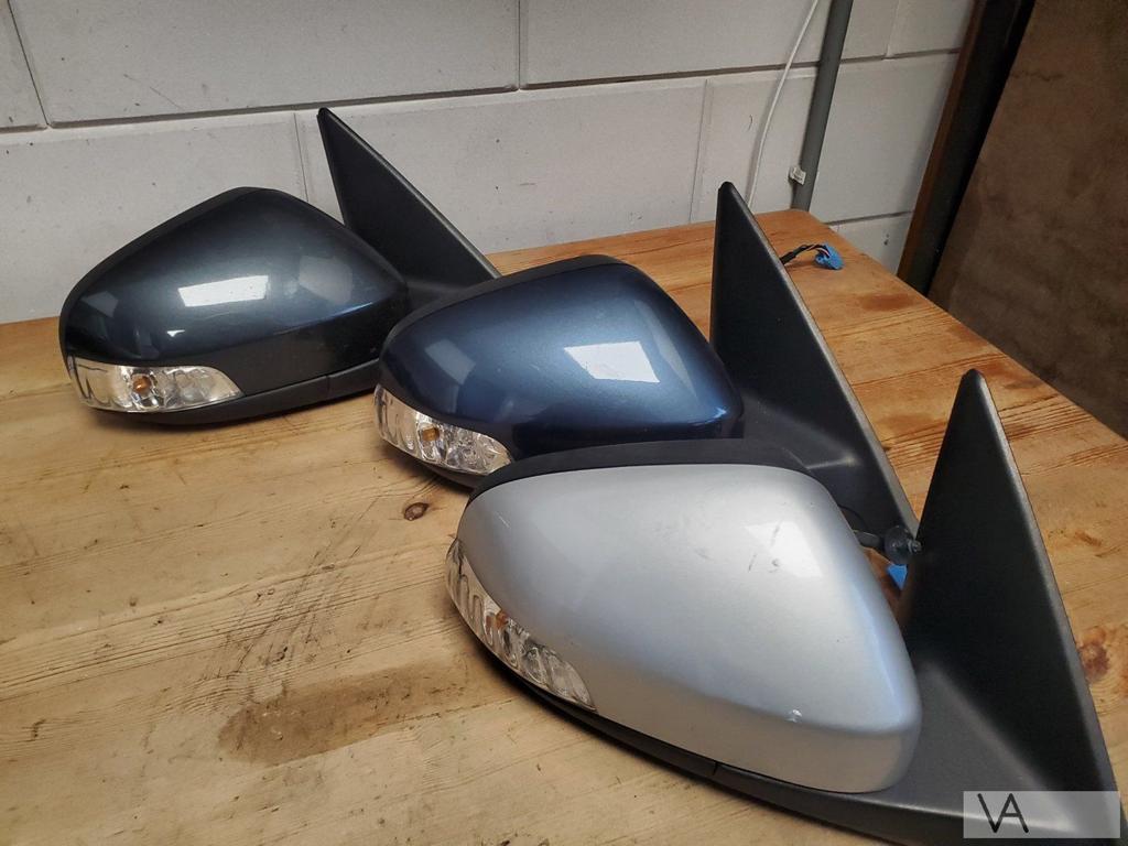 Volvo S40 en V50 2009 -2012 spiegel rechts facelift 8 draden, Auto-onderdelen, Spiegels, Gebruikt, -, -, Ophalen of Verzenden