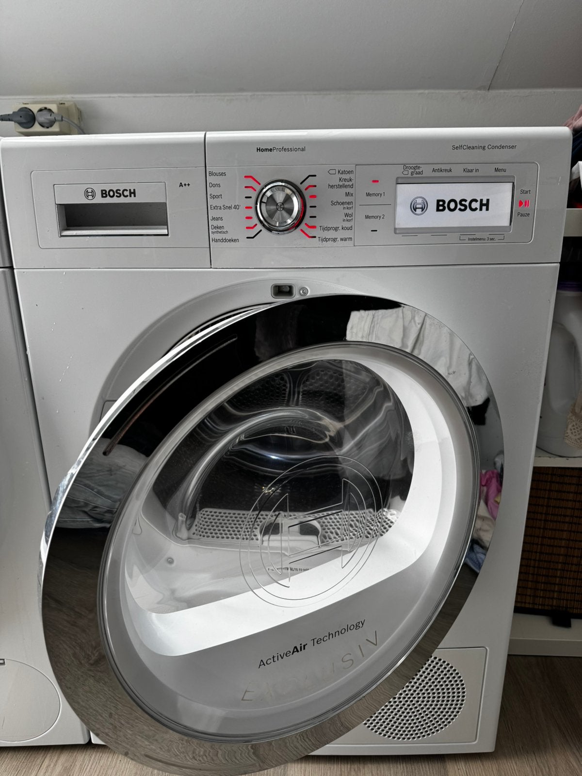 Bosch WTY87790NL warmtepompdroger zelfreinigende condensor, Witgoed en Apparatuur, Wasdrogers, Ophalen, Gebruikt, Overige typen