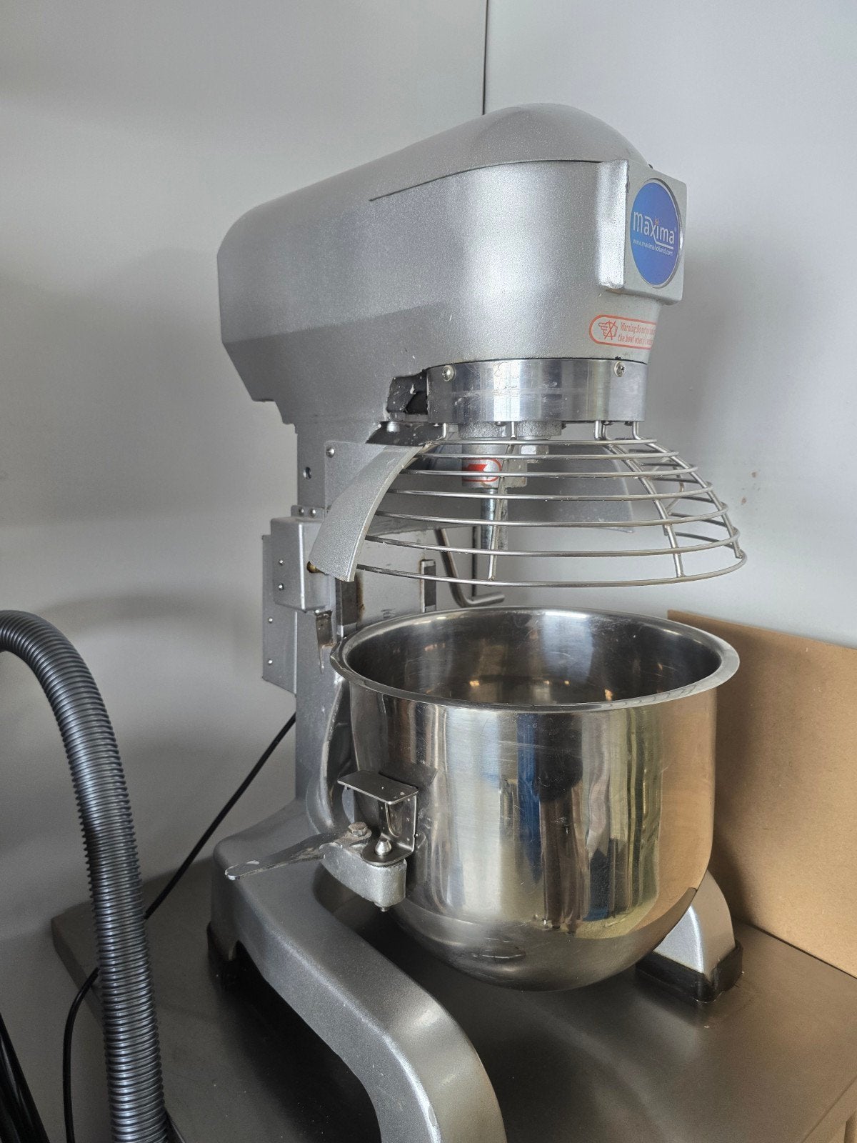 Maxima Planetaire Mixer MPM20 - Professionele Keukenmachine, 4 liter of meer, Ophalen of Verzenden, Gebruikt, 3 snelheden of meer