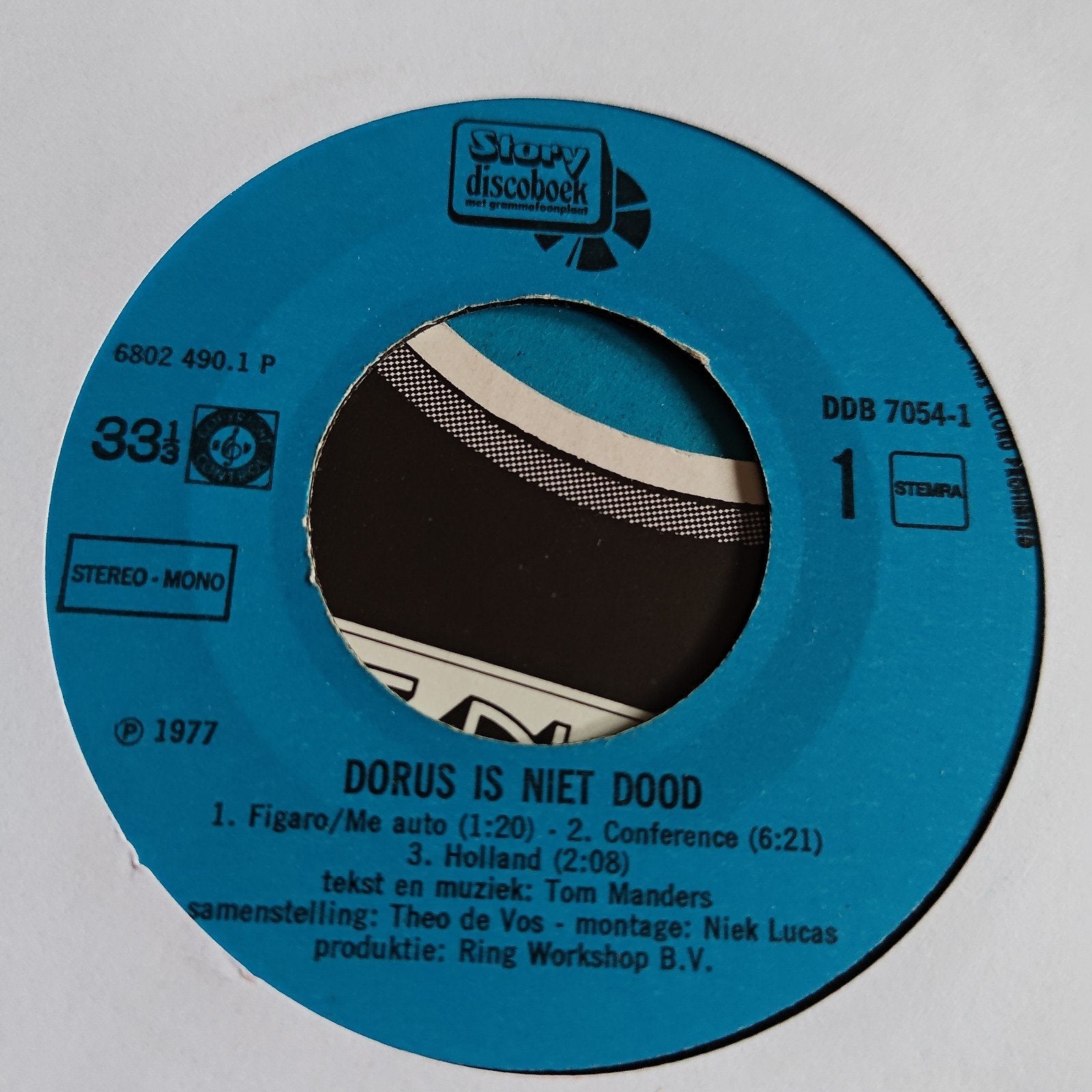 Dorus is niet dood - Story Discoboek 1977, Gebruikt, 7 inch, Ophalen of Verzenden, EP