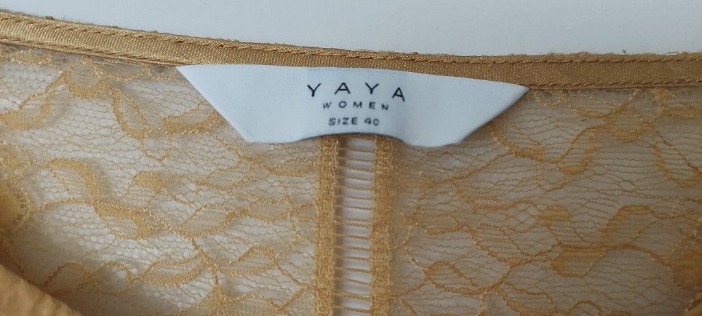 Yaya shirt geel, Maat 38/40 (M), Geel, Ophalen of Verzenden, Zo goed als nieuw
